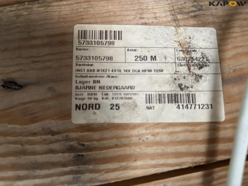 Kabeltromler med kabel 6 stk. 5