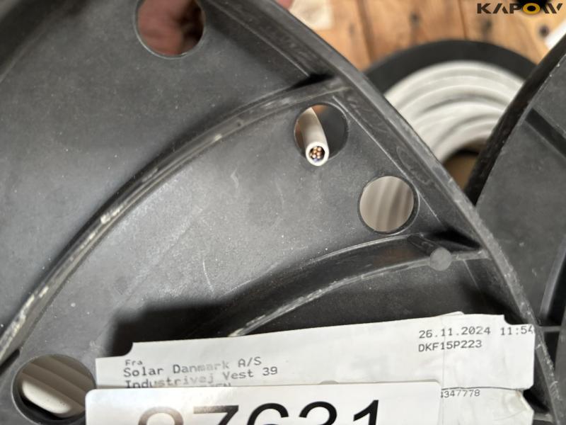 Kabeltromler med kabel 6 stk. 7