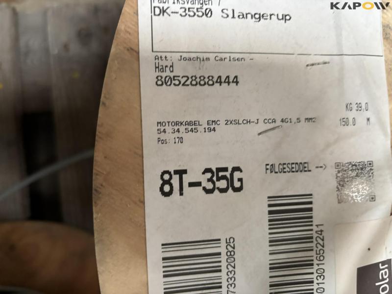 Kabeltromler med kabel 6 stk. 11