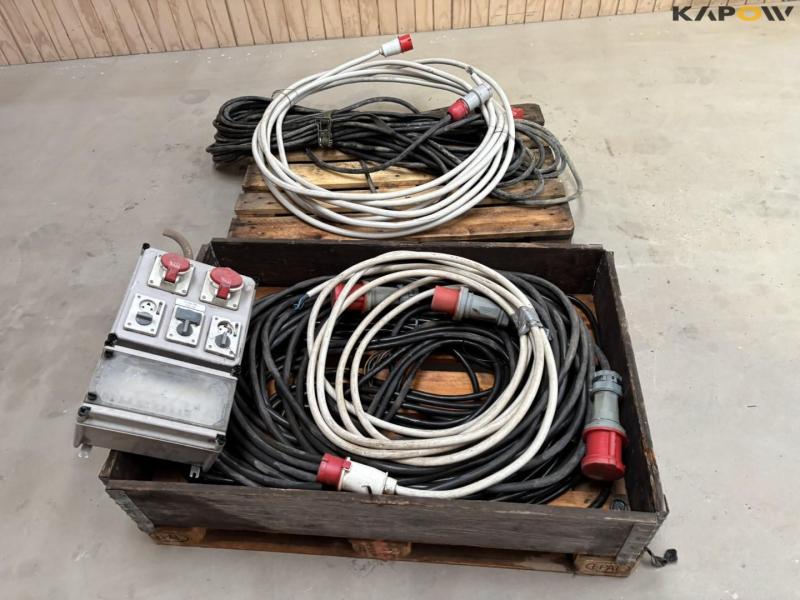Kabler 32/63A + byggetavle 4