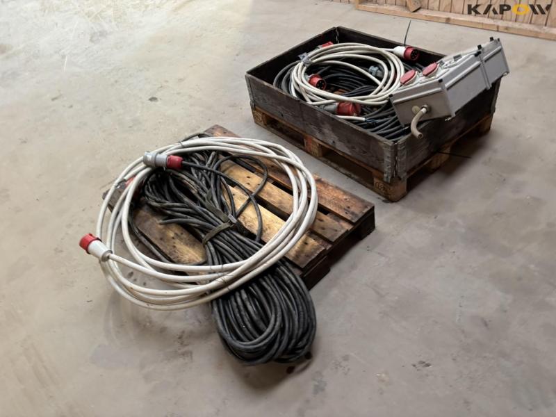 Kabler 32/63A + byggetavle 6