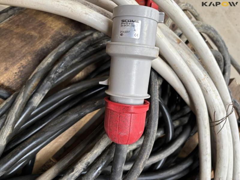 Kabler 32/63A + byggetavle 13