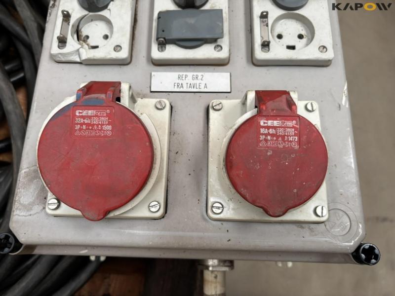 Kabler 32/63A + byggetavle 21