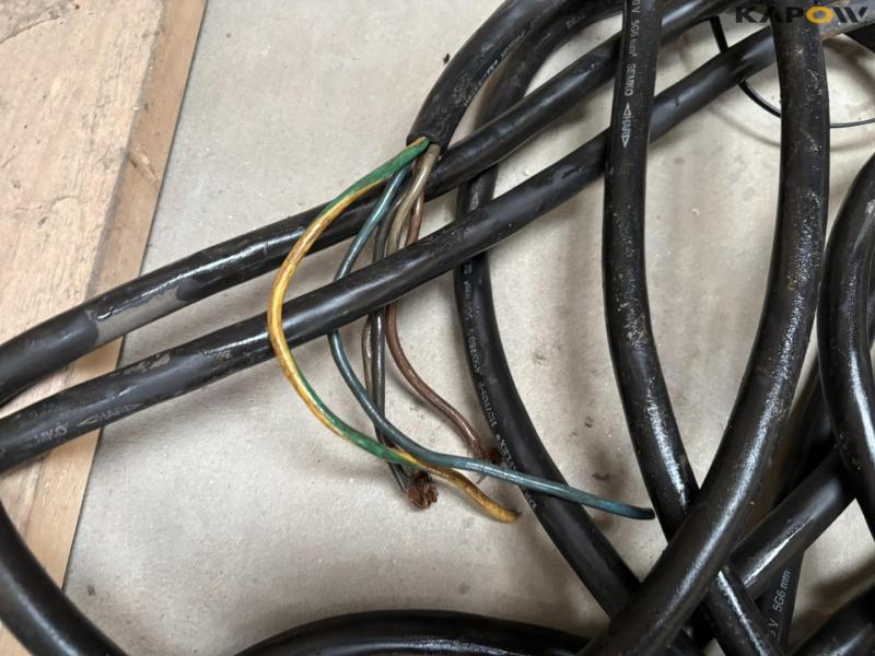 Kabler 32/63A + byggetavle 30