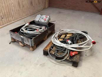 Kabler 32/63A + byggetavle