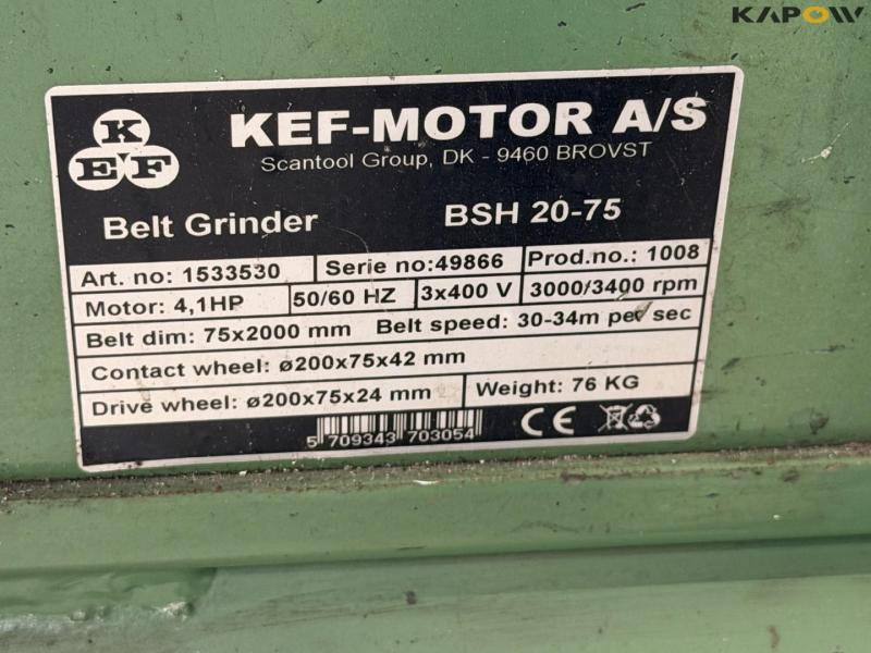 KEF Motor BS 20-75 båndsliber 18