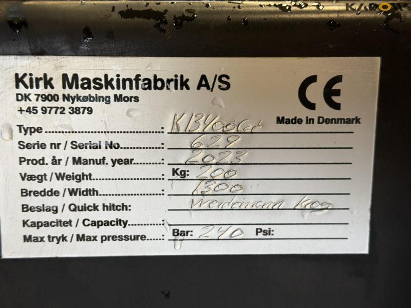 Kirk siloklo med Weiderman hitch 13