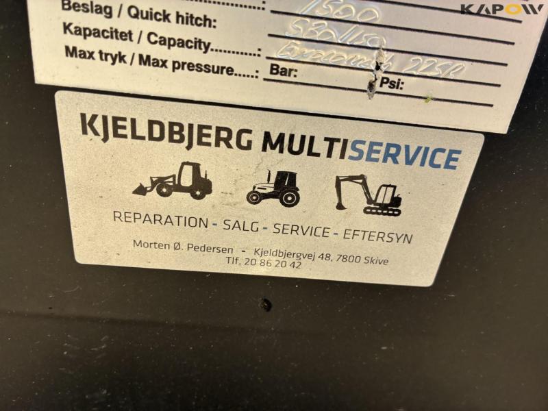 Kirk skovl med skovlholder S30/150 hitch 17