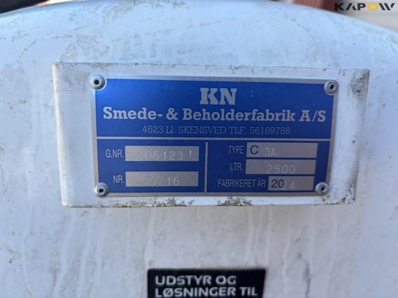 KN smede og beholderfabrik C3A 2500 liter dieseltank 27