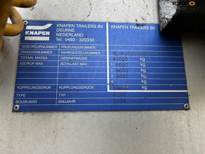Knapen 90 m3 walking floor trailer. 18