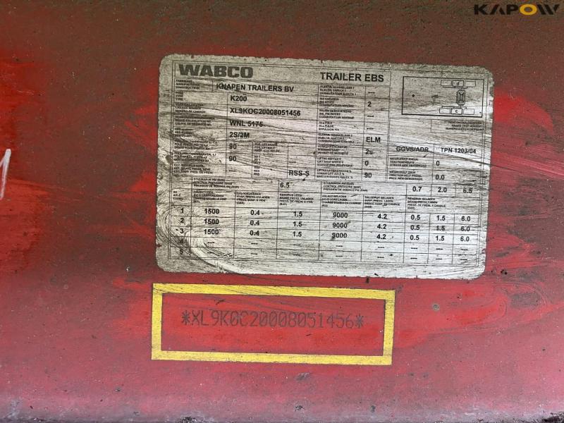 Knapen 90 m3 walking floor trailer. 22