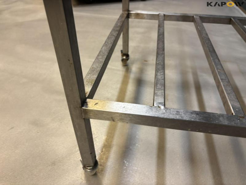 Kørebord i rustfri stål 44