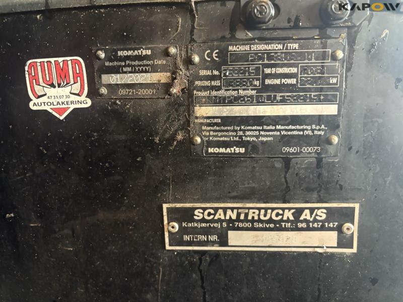 Komatsu PC 138US gravemaskine 42