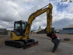 Komatsu PC55MR gravemaskine med rotortilt. 3