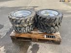 Komplette hjul 27x8.50-15 til minilæsser 6