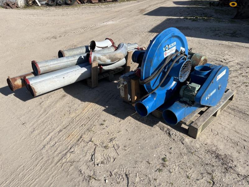 Kongskilde TRL 150/CAD 20 kornblæser med rør 1