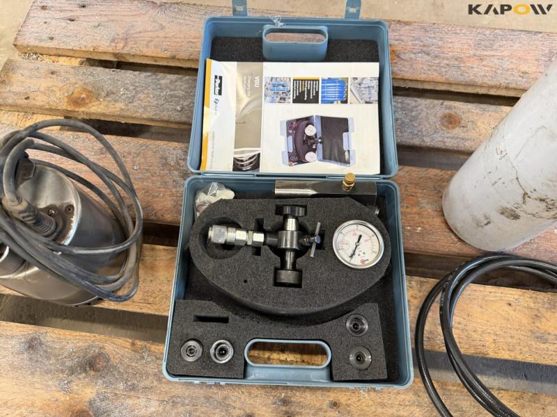 Kontrol af trykakkumulator 7