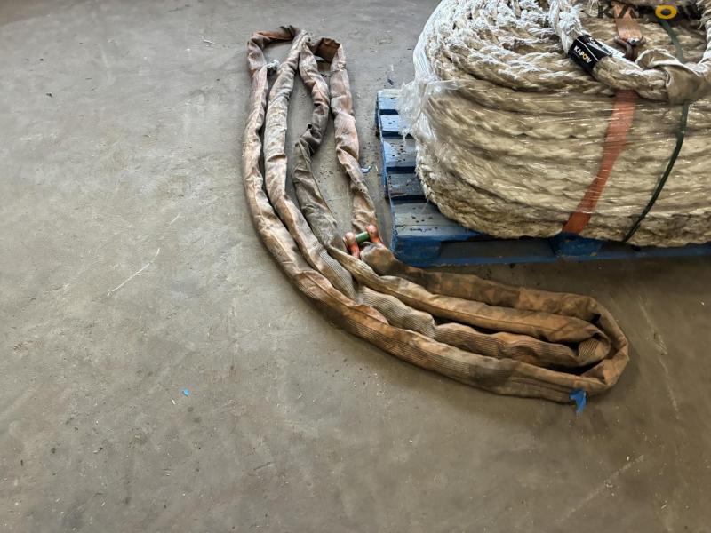 Kraftigt strop og palle med nyt reb 6