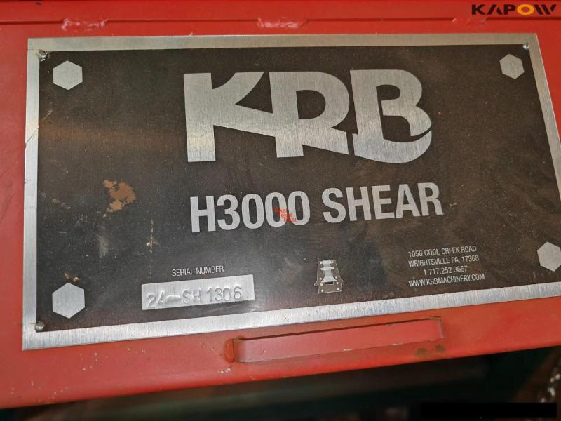 KRB H3000 industrimaskine til armeringsjern  93