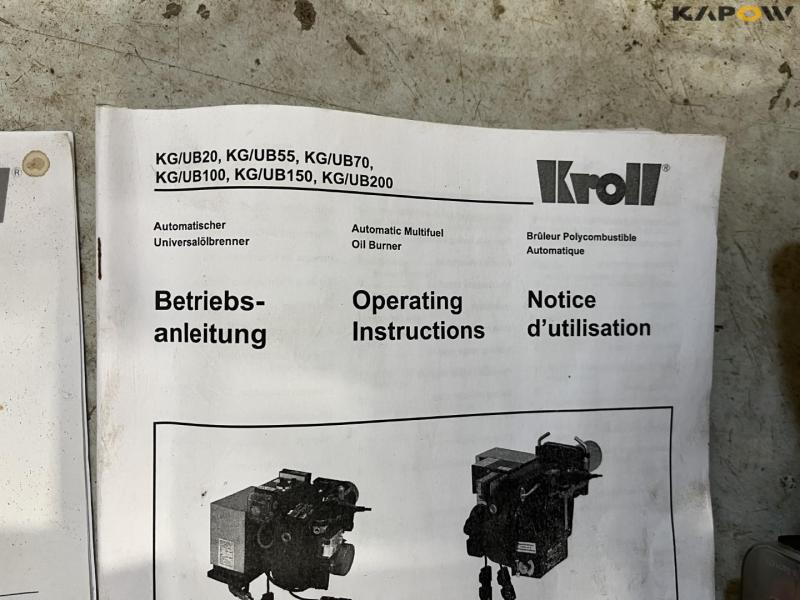 Kroll spildolie brænder- ny 8