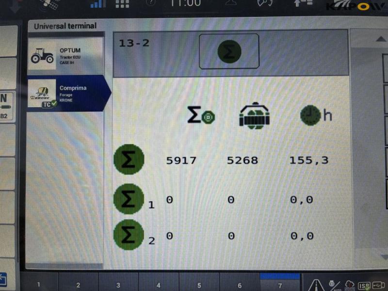 Krone Comprima CF155 XC Plus rundballepresser 53