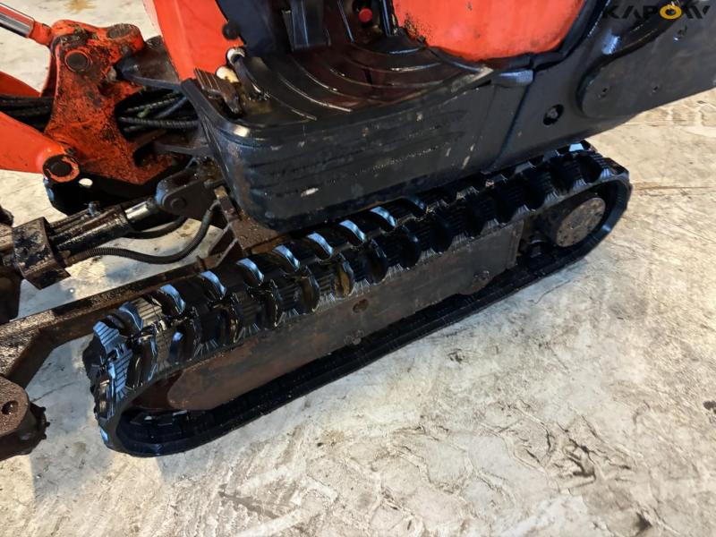 Kubota minigraver med 4 skovle 20