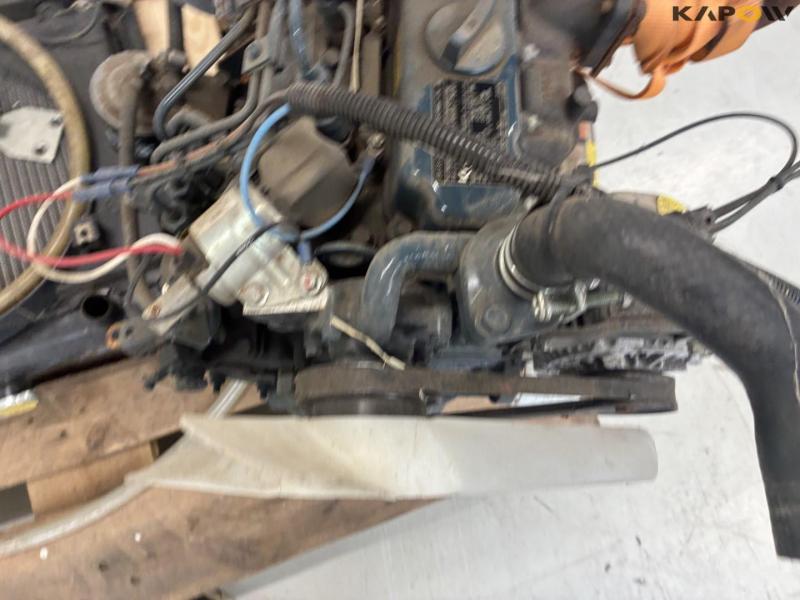 Kubota motor med køler og hydraulik pumpe 17