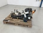 Kubota motor med køler og hydraulik pumpe 2