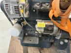 Kubota motor med køler og hydraulik pumpe 14