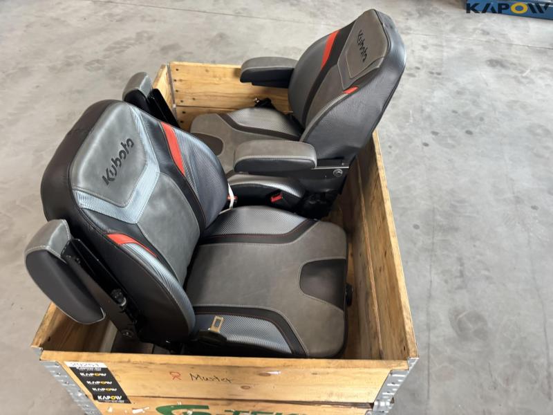 Kubota sæder med armlæn 2 stk - Nye 2