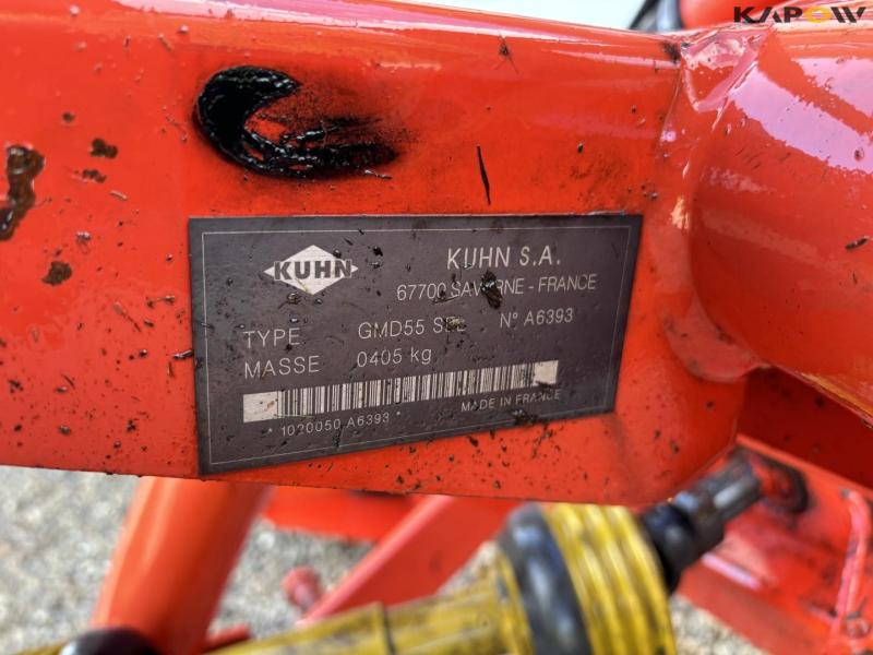 Kuhn GMD55 skårlægger 16