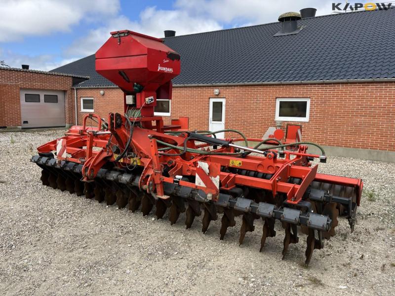 Kuhn Optimer 503 R tallerkenharve med frøsåmaskine 1