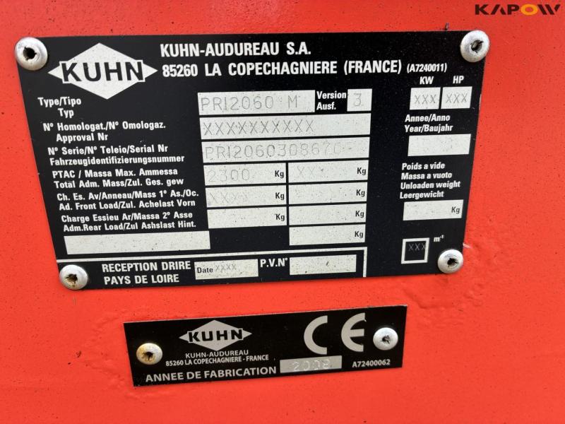Kuhn pri2060m strømaskine 14
