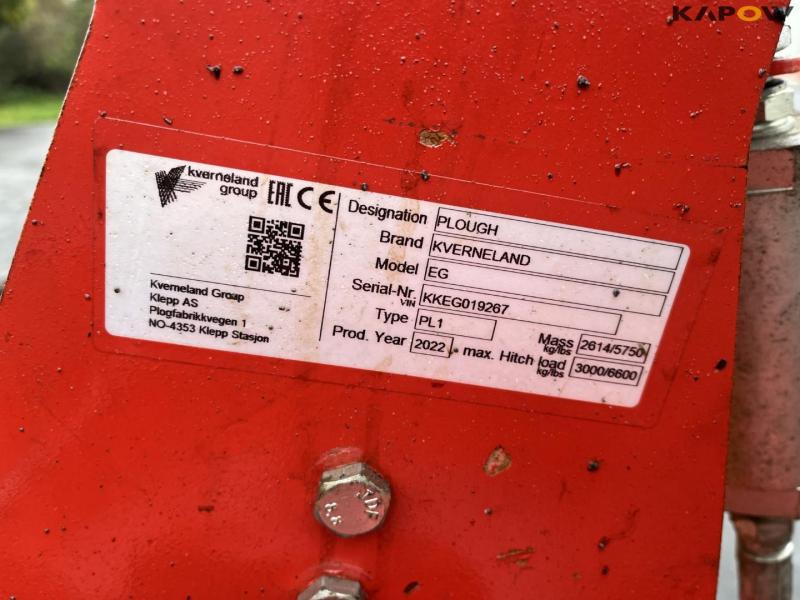 Kverneland EG 6 furet vendeplov 13