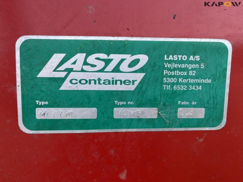 Lasto container med presenning 12