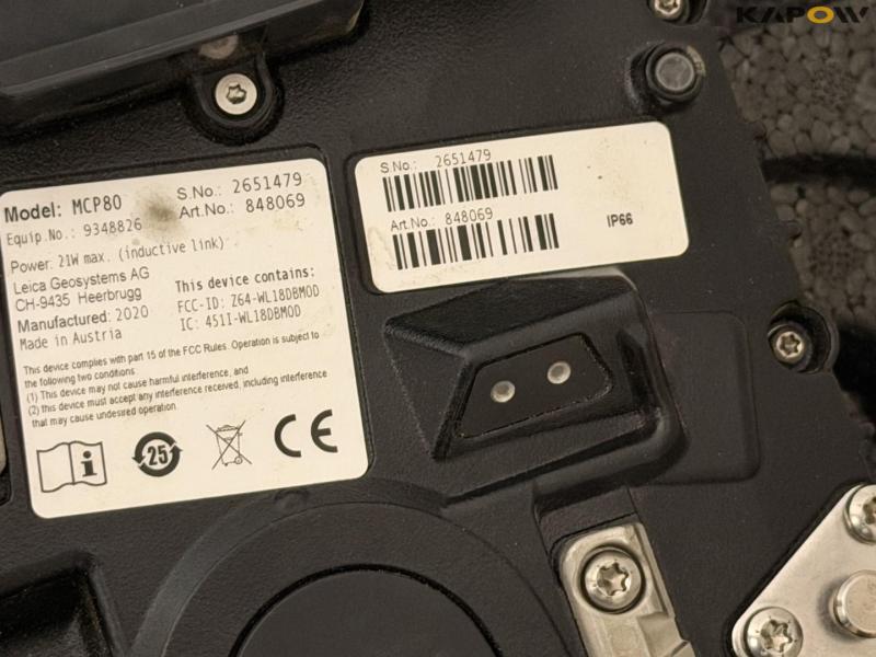 Leica MCP 80 3D maskinstyringssystem 8
