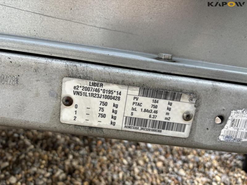 Lider Forcar 240s trailer med tip. 22