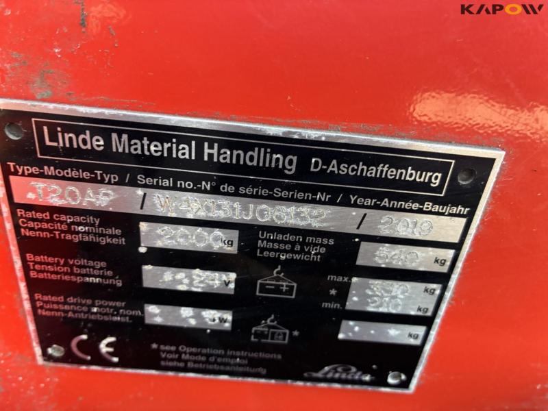 Linde T20AP el stabler 11