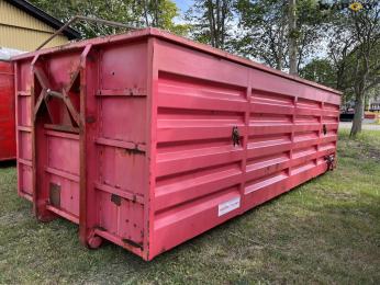 Malling-vognen container med presenning