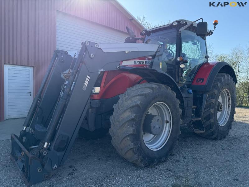 Massey Ferguson 8690 traktor med frontlæsser 1