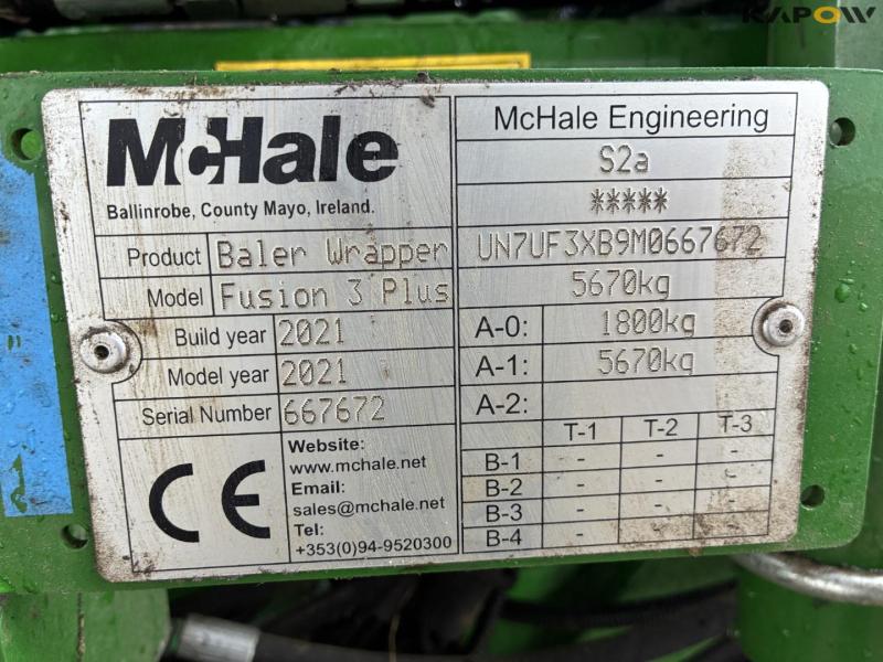 McHale fusion 3 plus rundballepresser 34