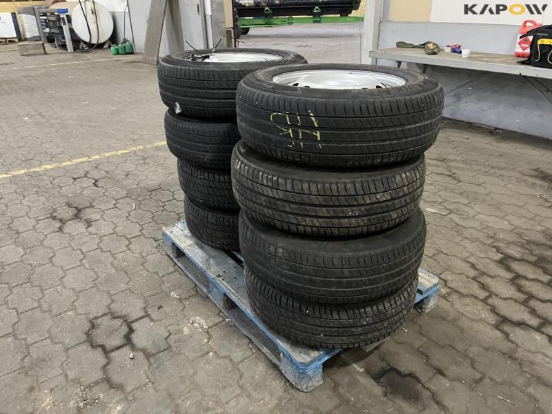Michelin 215/65-R16 8 stk. komplette hjul 7