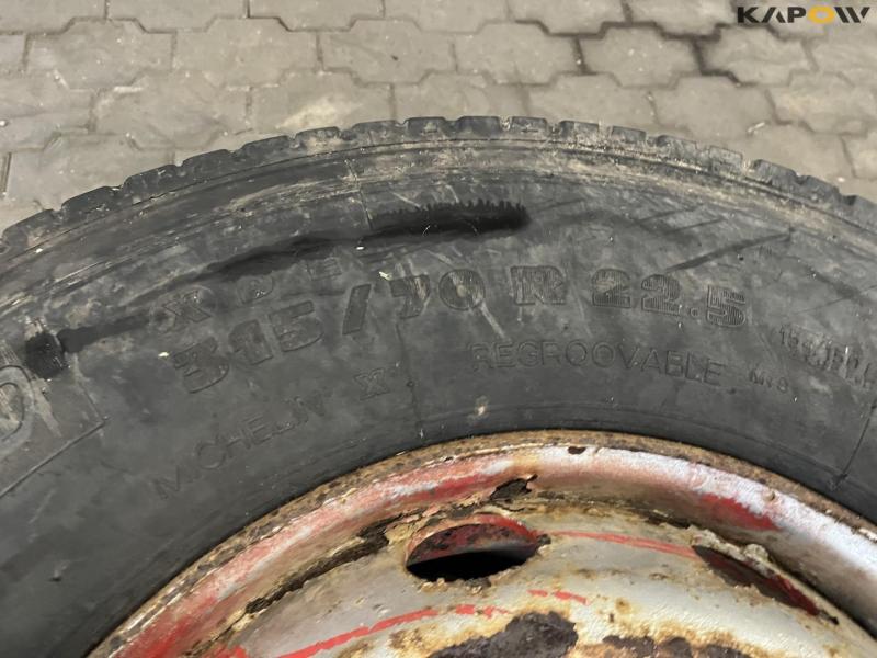Michelin 315/70-R22.5 komplet hjul 10