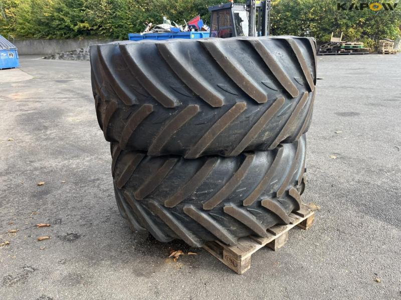 Michelin XeoBib 600/660-R30 komplette hjul 5