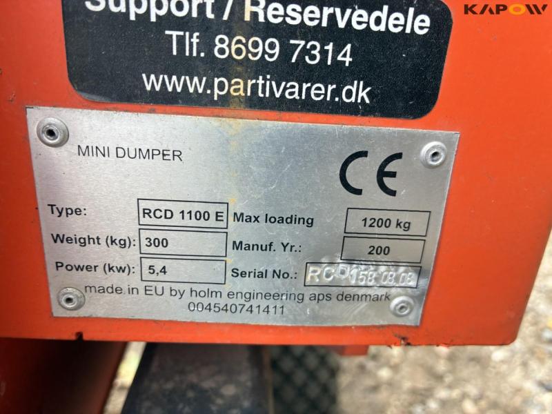 Mini dumper RCD 1100 E 22