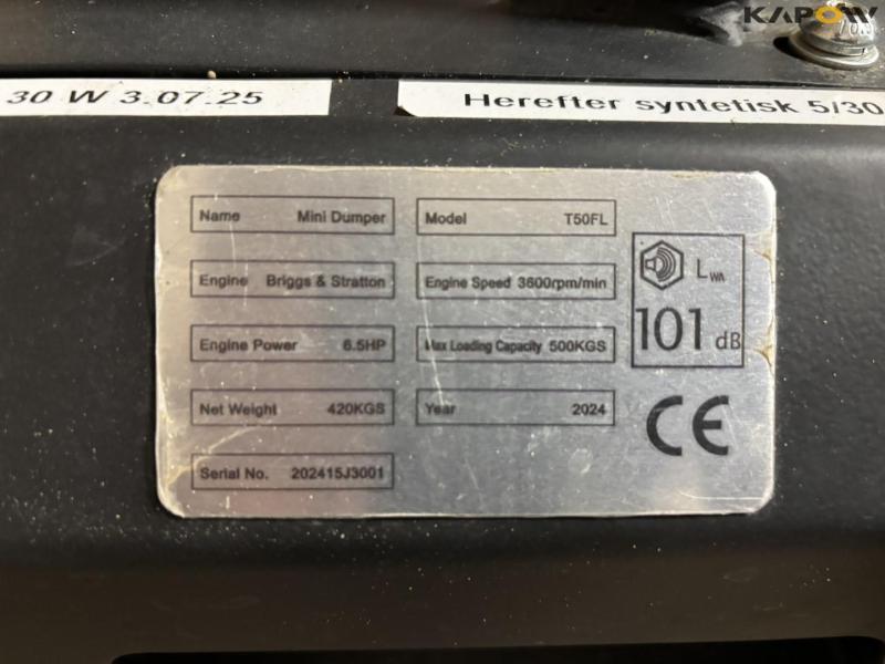 Mini dumper T50FL minidumper 18
