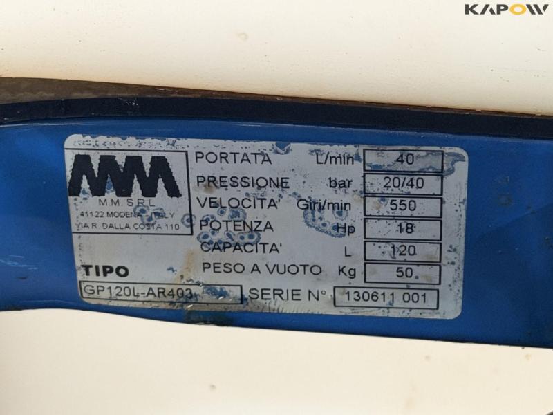 MM hydraulik sprøjte 4meter til minilæsser 25