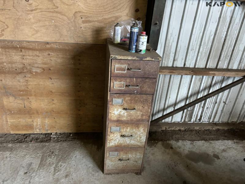 Mondolf Ferro TBE 156 dækmaskine + skab 23