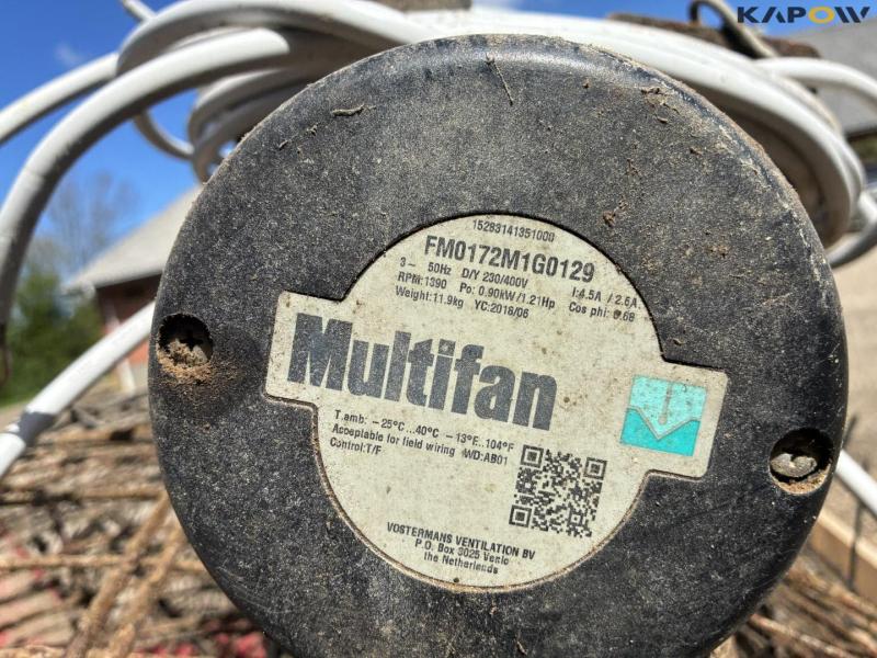 Multifan ventilator - 5 stk. 12