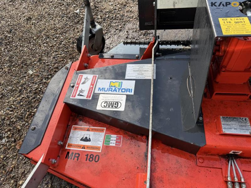 Muratori MRID 180 rotorklipper med Schaffer hitch 15
